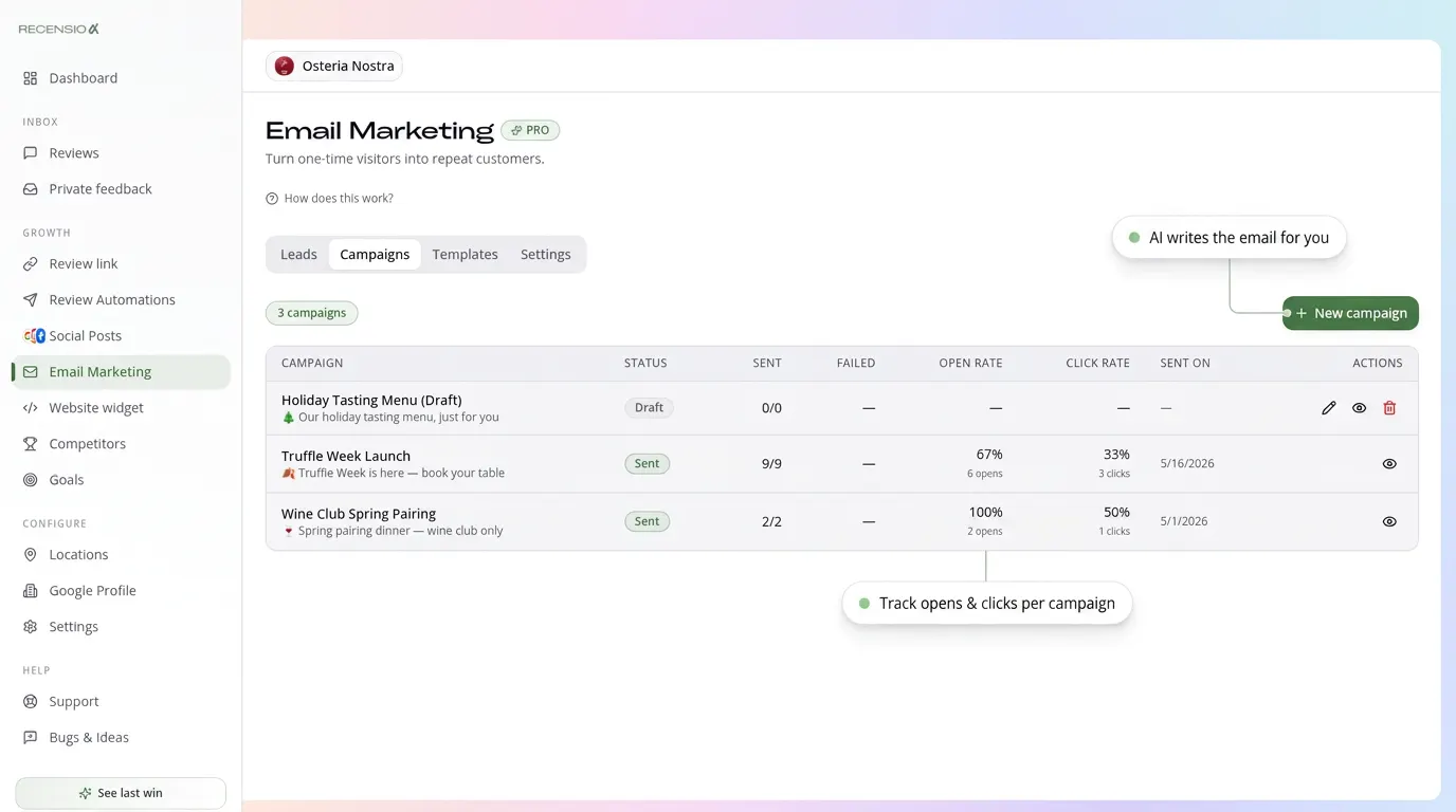 Stay in your customers' inbox, without the Mailchimp tax.